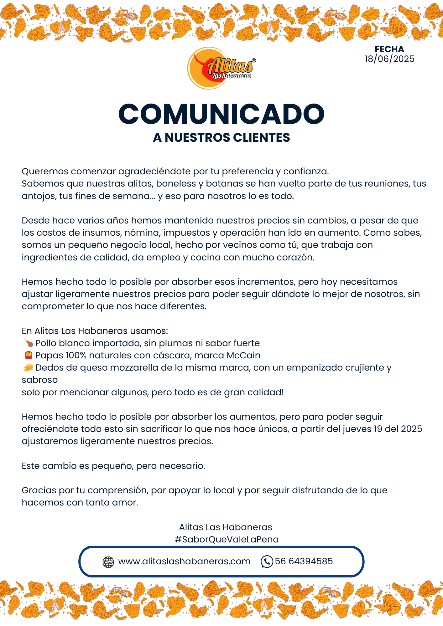 comunicado